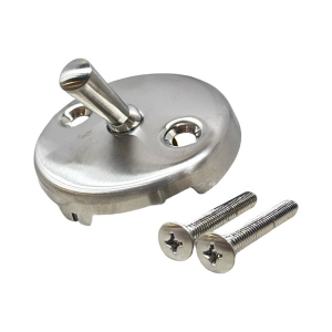 Satin Nickel Tub Trip Lever Plate Assembly