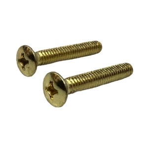 Polished Brass Face Plate Screws