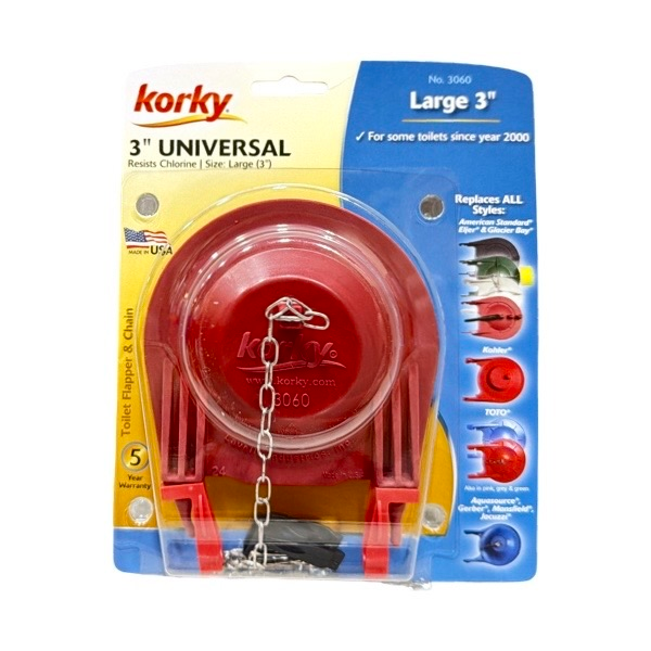 Korky 3" Universal 3060BP