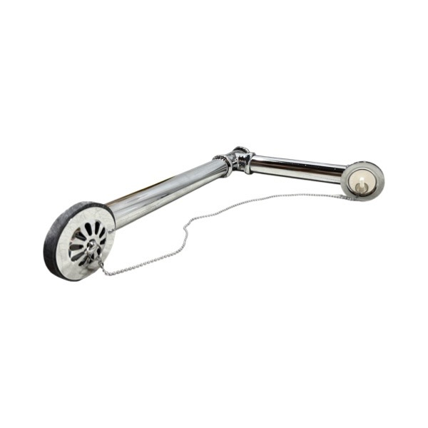 1 3/8" Chrome Plated Waste & Overflow Drain for Clawfoot Tubs