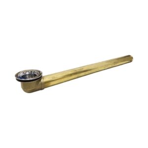 1 1/2 X 18" Rough Brass Bath Shoe