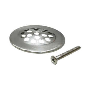 Replacement Grid Strainer For Bath Tub Shoe - Satin Nickel