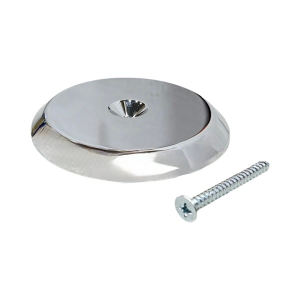 4" Flat Chrome-Plated ABS Cleanout Cover