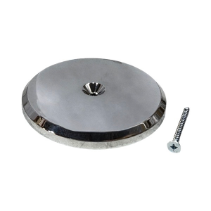 5" Flat Chrome-Plated ABS Cleanout Cover