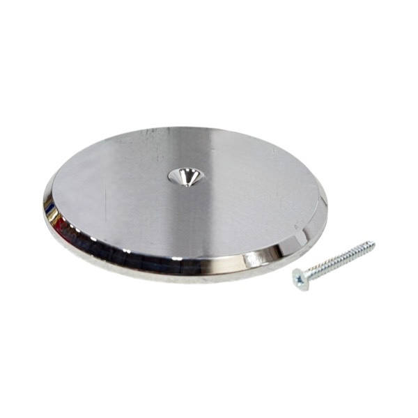 7" Flat Chrome-Plated ABS Cleanout Cover