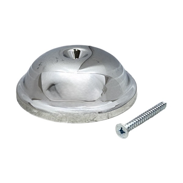 4" Bell Chrome-Plated ABS Cleanout Cover