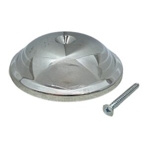 5" Bell Chrome-Plated ABS Cleanout Cover