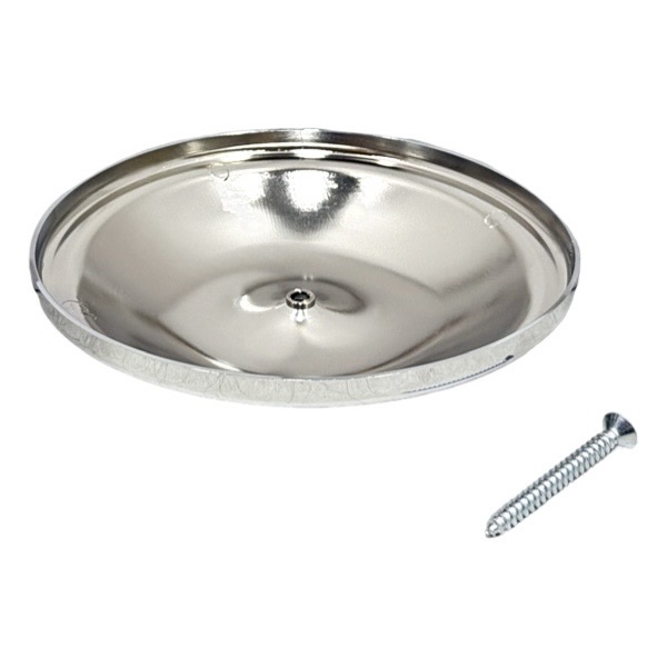 7" Bell Chrome-Plated ABS Cleanout Cover