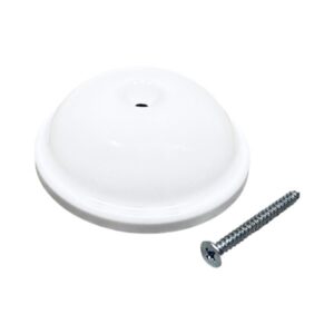4" Bell White ABS Cleanout Cover