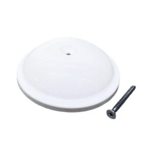 5" Bell White ABS Cleanout Cover