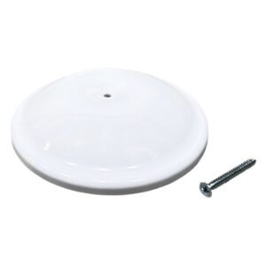 7" Bell White ABS Cleanout Cover