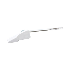8" Straight Tank Lever White ABS