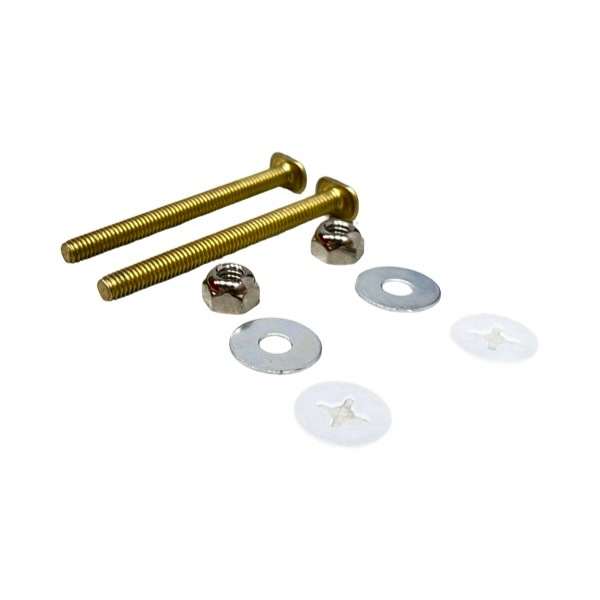 5/16" x 3 1/2" Brass Flange Bolts (Pair)