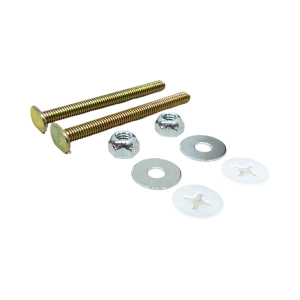 5/16" X 3 1/2" Brass-Plated Flange Bolts (Pair)