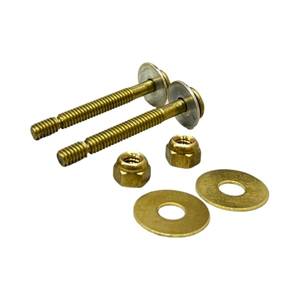 1/4" x 2 1/4" Brass E-Z Fix Snap-Off Closet Flange Bolts