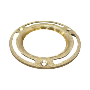 4" Shallow Brass Closet Flange