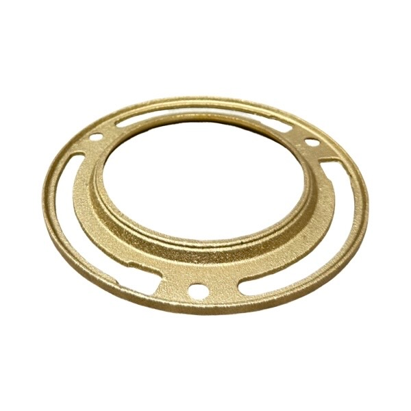 4" Shallow Brass Closet Flange