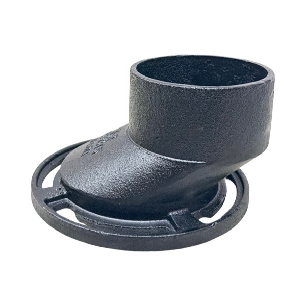 4" X 4" X 2" Cast Iron No-Hub Closet Flange