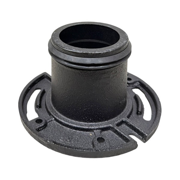 4" X 4" Push-In Cast Iron Closet Flange