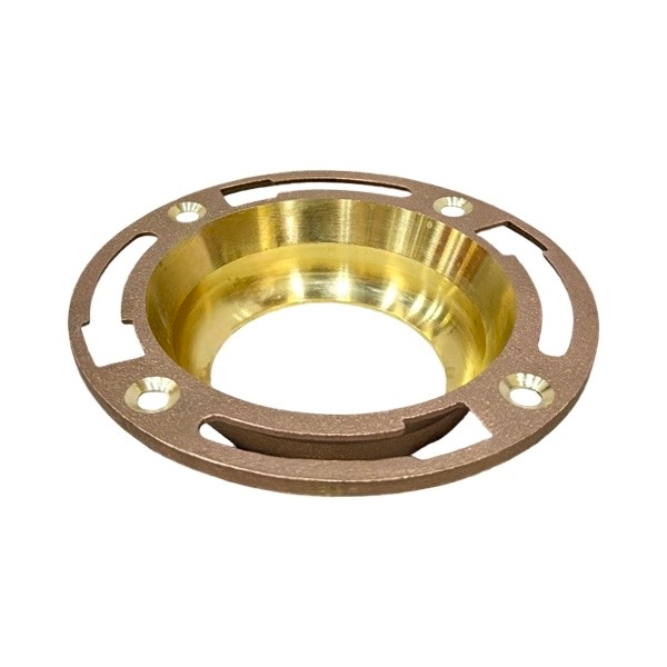 4" X 3" Brass Closet Flange For Lead
