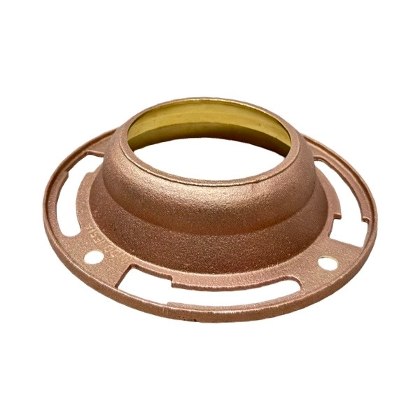 4" X 3" Brass Closet Flange For Lead