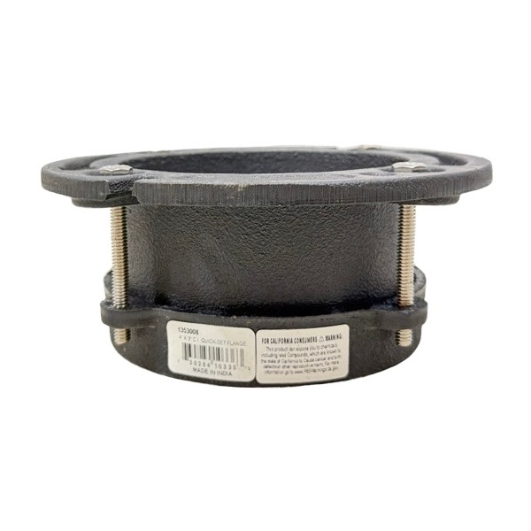 4" X 3" Cast Iron Quick-Set Flange