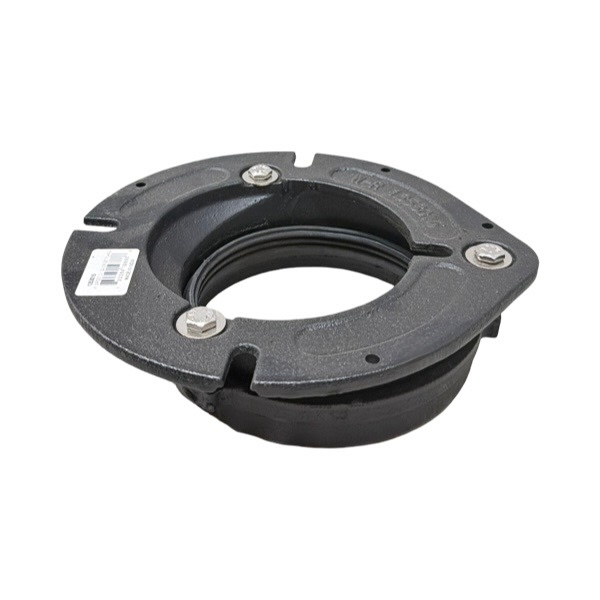 4" Offset Cast Iron Quick-Set Flange