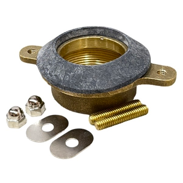 4" Brass Urinal Flange Kit