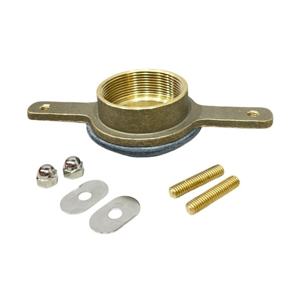6" Brass Urinal Flange Kit