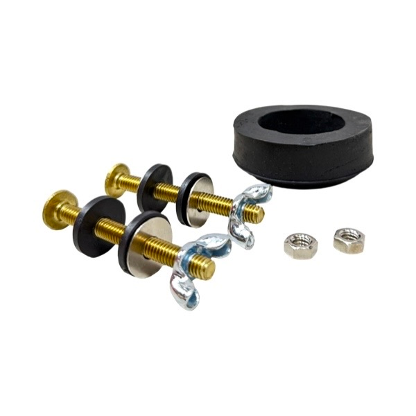 Tank-To-Bowl Kit With Brass Bolts & Steel Washers To Fit Gerber