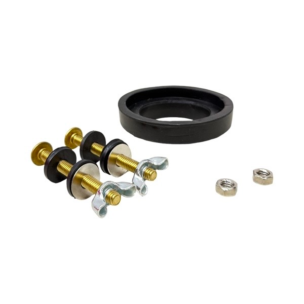 Tank-To-Bowl Kit With Recessed Gasket, Brass Bolts & Steel Washers To Fit American Standard