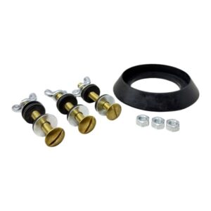 Tank-To-Bowl Kit With Brass Bolts & Steel Washers To Fit Mansfield
