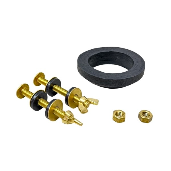 All Brass Regular Tank-To-Bowl Kit