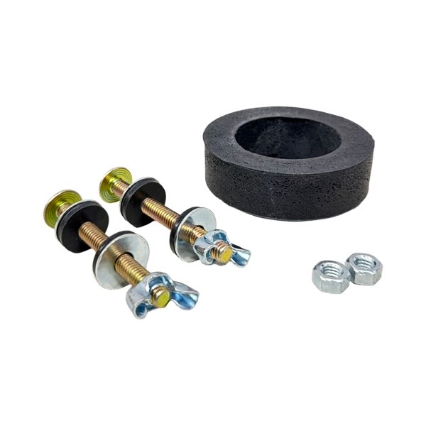 Economy Tank-To-Bowl Kit With Brass-Plated Bolts & Steel Washers To Fit Gerber
