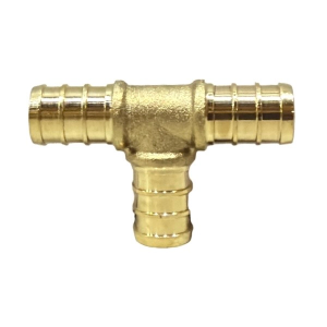 1/2" Brass PEX Tee (LF) - Crimp (F1807) Type