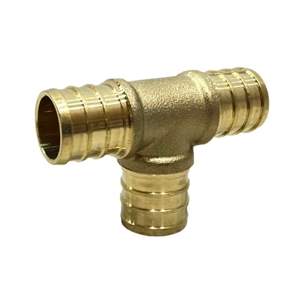 3/4" Brass PEX Tee (LF) - Crimp (F1807) Type