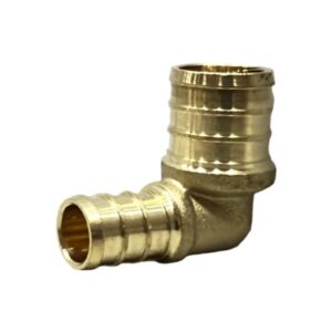 3/4" X 1/2" Brass PEX Elbow (LF) - Crimp (F1807) Type