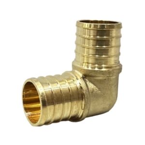 1" Brass PEX Elbow (LF) - Crimp (F1807) Type
