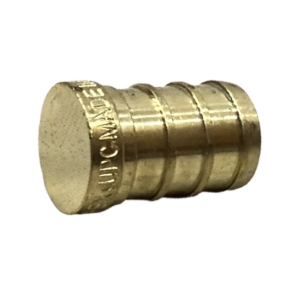 1/2" PEX Brass Plug (LF) - Crimp (F1807) Type