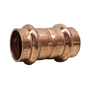 3/4" Copper Press Coupling With Rolled Stop