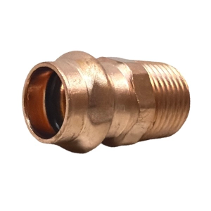 1/2" Copper Press X 1/2" MIP Straight Adapter