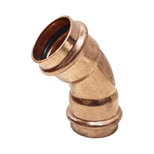 1 1/2" Copper Press 45 Degree Elbow