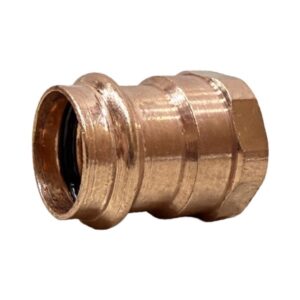 1" Copper Press x 1" *FIP* Straight Adapter