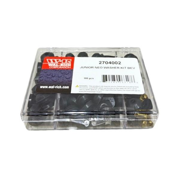 Junior Bevelled Neoprene Washer Kit