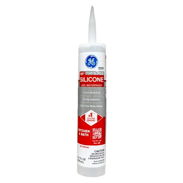 GE Kitchen & Bath Caulk (Clear) (9.8 Oz.)
