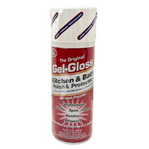 "Gel-Gloss" Fiberglass & Marble Cleaner Aerosal Spray 12 Oz.