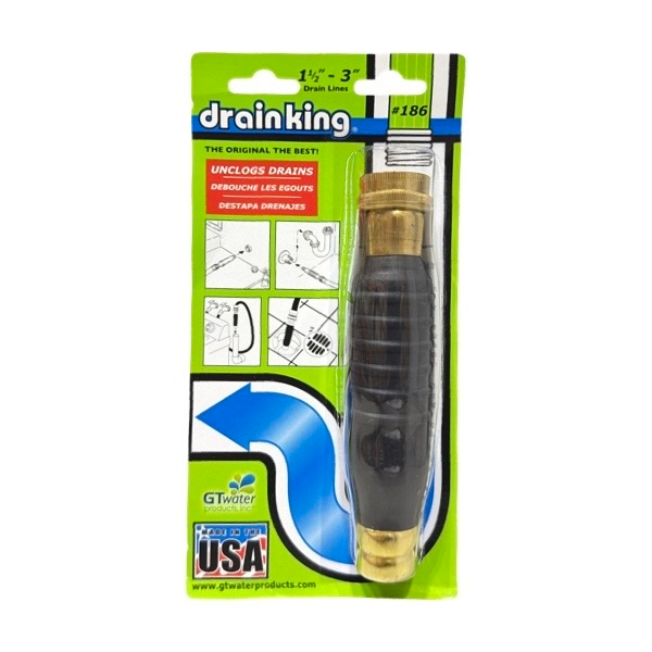 Drain King Cleaning Tool 1 1/2" - 3"