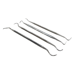 4 Piece Dental Pick Set