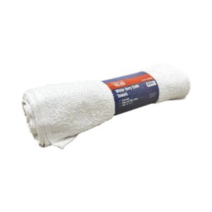 8 Pack White Terry Towels